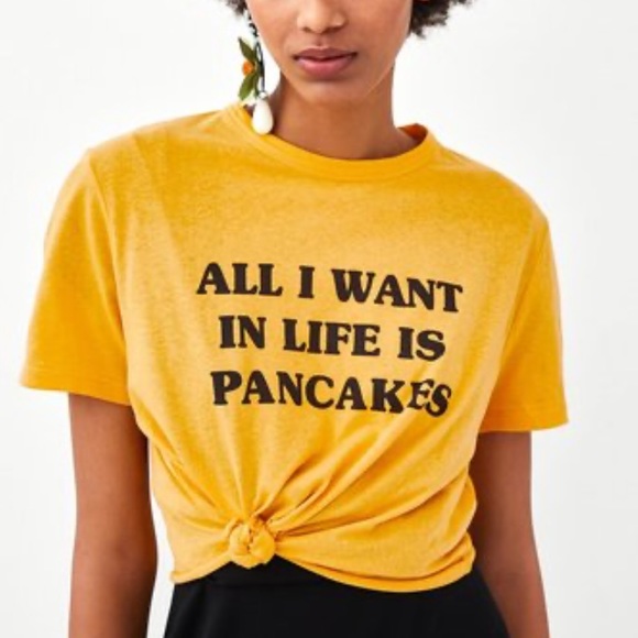 Pancakes Crop Tee 